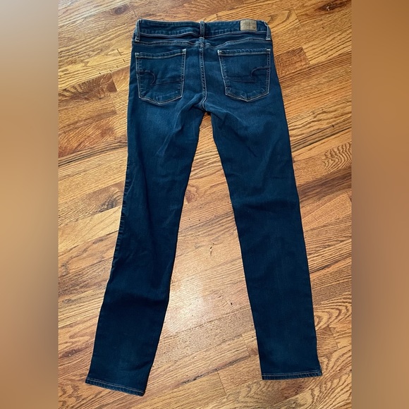 American Eagle SUPER STRETCH Skinny Jeans Dark Wash - Picture 7 of 12